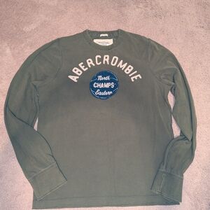 Abercrombie & Fitch Olive Green Muscle Tee